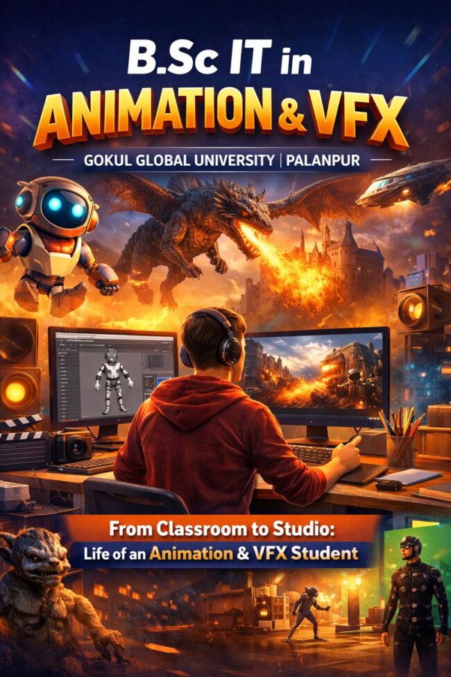 B.Sc IT in Animation & VFX course in Palanpur,